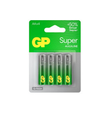 Элемент питания алкалиновый AA/LR6 1.5В Super Alkaline G-Tech (блист.4шт) GP 1222