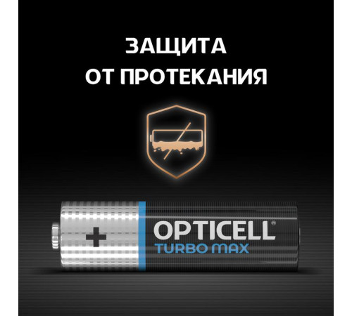 Элемент питания алкалиновый AA/LR6 (блист. 12шт) Turbo Max Opticell 6053009