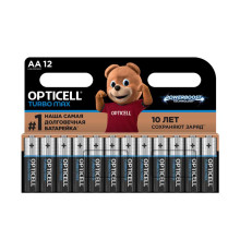 Элемент питания алкалиновый AA/LR6 (блист. 12шт) Turbo Max Opticell 6053009
