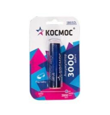 Аккумулятор Li-ion 18650 3000мА.ч без защиты с выводами под пайку KOC18650Li30PABL1