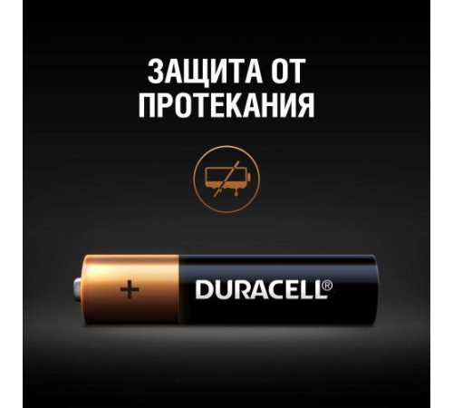 Элемент питания алкалиновый AAA/LR03/MN2400 Basic BP-2 (блист.2шт) Duracell Б0014052/Б0026812