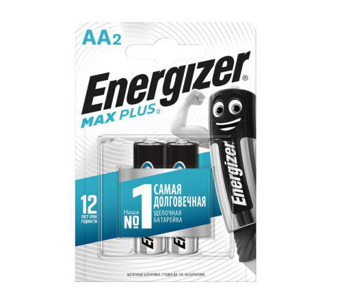 Элемент питания алкалиновый AA/LR6/316 Max Plus BL2 (блист.2шт) Energizer 696141
