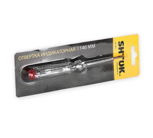 Отвертка-индикатор 140мм (09050) SHTOK 376315