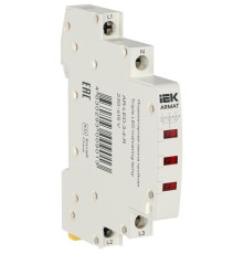 Лампа индикаторная тройная LED 230-415В AC красн. ARMAT IEK AR-LED-3-4-R