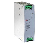 Блок питания на DIN-рейку 120Вт Uвх ~ 220В AC Uвых - 12В DC постоянного тока EKF DR-E-120W-12