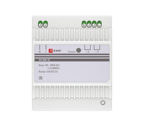 Блок питания 12В DR-30W-12 PROxima EKF dr-30w-12
