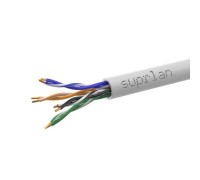 Кабель витая пара U/UTP кат.5E 4х2х24AWG solid Cu нг(А)-LSLTx In. Premium 305м (м) SUPRLAN 01-0340-3