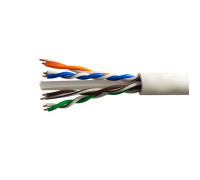 Кабель витая пара U/UTP кат.6 4х2х23AWG solid CU PVC Six сер. (м) SUPRLAN 01-0316-1
