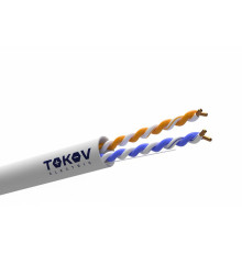 Кабель витая пара U/UTP 2х2х24AWG кат.5E PVC TOKOV ELECTRIC TKE-C06-U22-5E-305-PVC