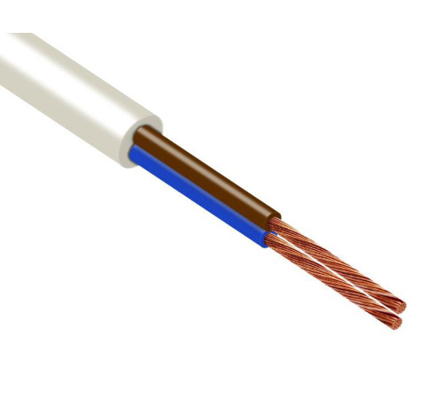 Провод TOKOV ELECTRIC ПВС 2х1.5 380В Б (уп.50м) 1945430