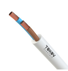 Провод TOKOV ELECTRIC ПВС 2х0.75 380В Б (бухта) (м) 1945476