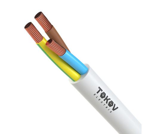 Провод TOKOV ELECTRIC ПВС 3х4(2х4+1х4)380В Б (м) 1945494