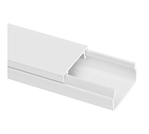 Кабель-канал 20х10 L2000 пластик бел. TOKOV ELECTRIC TKE-KK-20-10-2000-WH