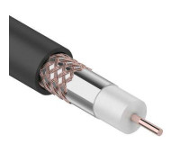 Кабель RG-6U+CU 48х0.12 (75 Ом) наружн. Ч 305м (м) REXANT 01-2232