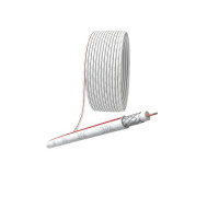 Кабель коаксиальный SAT 50 M.CCS/оплетка Al 75проц. PVC Simple 75Ом бел. (м) Эра Б0044607