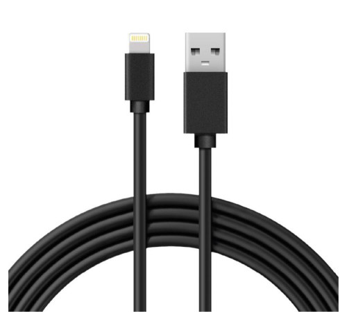 Кабель USB для iPhone 5 черн. (уп.10шт.) Rexant 18-1122