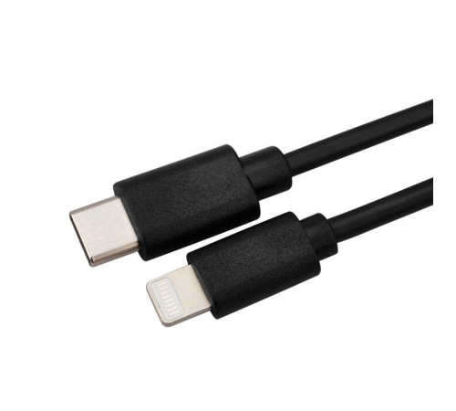 Кабель Type-C-Lightning 3A/1m/PVC/black Rexant 18-1827
