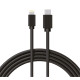 Кабель Type-C-Lightning 3A/1m/PVC/black Rexant 18-1827