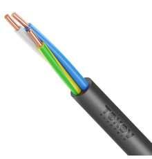 Кабель TOKOV ELECTRIC ВВГнг(А)-LS 3х2.5 ОК (N PE) 0.66кВ (уп.100м) УТ000028596