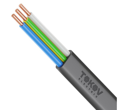 Кабель TOKOV ELECTRIC ВВГ-Пнг(А)-LS 3х6 ОК (N PE) 0.66кВ (уп.100м) УТ000028594