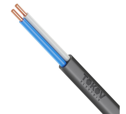 Кабель TOKOV ELECTRIC ВВГ-Пнг(А)-LSLTx 2х2.5 ОК (N) 0.66кВ (м) УТ000030886