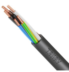 Кабель TOKOV ELECTRIC ВВГнг(А)-LS 5х1.5 ОК (N PE) 0.66кВ (уп.100м) УТ000028598