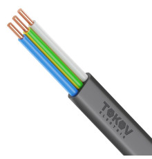 Кабель TOKOV ELECTRIC ВВГ-Пнг(А)-LSLTx 3х6 ОК (N PE) 0.66кВ (м) УТ000030890