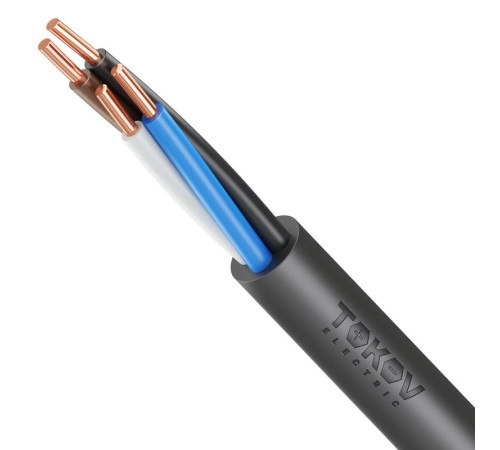 Кабель TOKOV ELECTRIC ВВГнг(А)-LS 4х2.5 ОК (N) 0.66кВ (уп.100м) УТ000028597