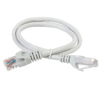Патч-корд кат.5E UTP LSZH 2м сер. ITK PC01-C5EUL-2M