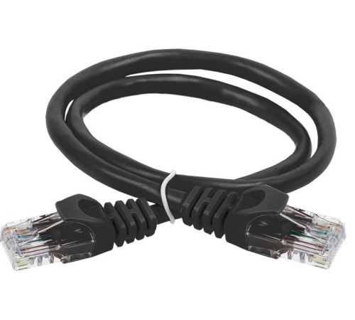 Патч-корд кат.5E UTP LSZH 5м черн. ITK PC09-C5EUL-5M