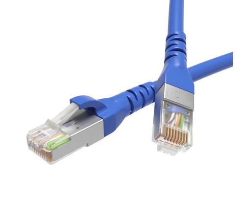 Патч-корд кат.5E F/UTP экранир. 4х2 LSZH 2м син. DKC RN5EFU4520BL