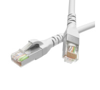 Патч-корд кат.5E F/UTP экранир. 4х2 LSZH 10м бел. DKC RN5EFU4500WH
