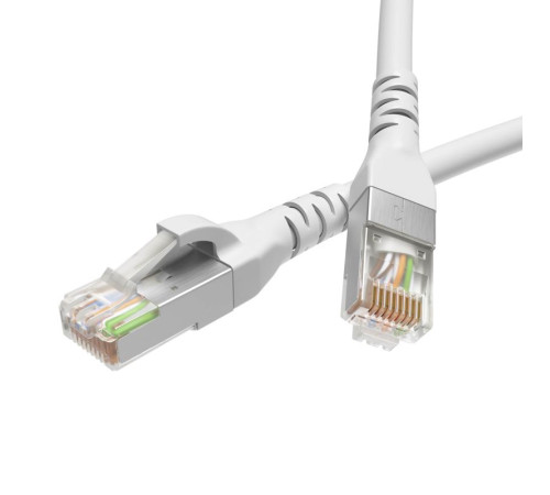 Патч-корд кат.5E F/UTP экранир. 4х2 LSZH 10м бел. DKC RN5EFU4500WH