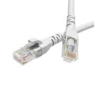 Патч-корд кат.6 U/UTP неэкранир. 4х2 LSZH 2м бел. DKC RN6UU4520WH