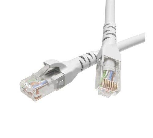 Патч-корд кат.6 U/UTP неэкранир. 4х2 LSZH 2м бел. DKC RN6UU4520WH