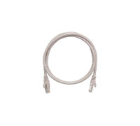 Патч-корд U/UTP 4 пары кат.6 (класс E) 250МГц 2хRJ45/8P8C BC (чистая медь) 24AWG (7х0.205мм) LSZH нг(А)-HFLTx сер. 1.5м NIKOMAX NMC-PC4UE55B-015-C-GY