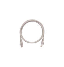 Патч-корд U/UTP 4 пары кат.6 (класс E) 250МГц 2хRJ45/8P8C BC (чистая медь) 24AWG (7х0.205мм) LSZH нг(А)-HFLTx сер. 1.5м NIKOMAX NMC-PC4UE55B-015-C-GY