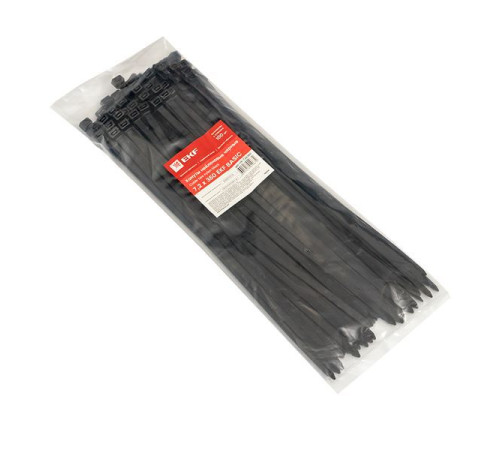 Хомут кабельный 7.2х350 нейл. черн. (уп.100шт) EKF plc-cb-7.2x350