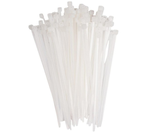 Хомут кабельный PCT 2.5х080-100WH 2.5х80 PA6.6 бел.(уп.100шт) JazzWay 5053670