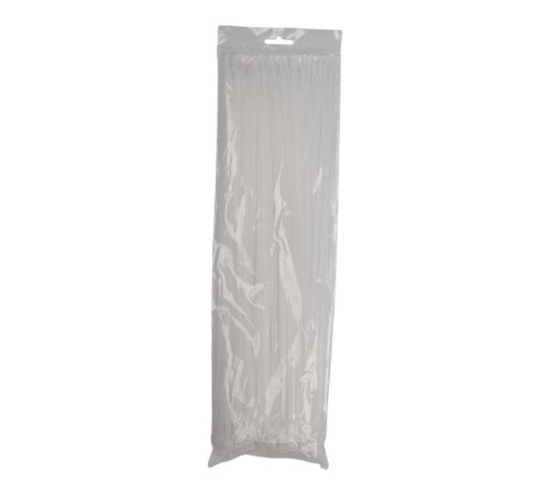 Хомут кабельный PCT 4.8х350-100WH 4.8х350 PA6.6 бел.(уп.100шт) JazzWay 5054066