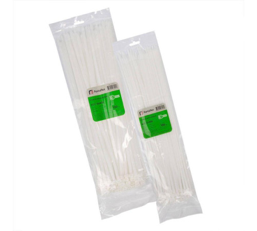 Хомут нейлоновый КСС 3х250 бел. (уп.100шт) Fortisflex 89893