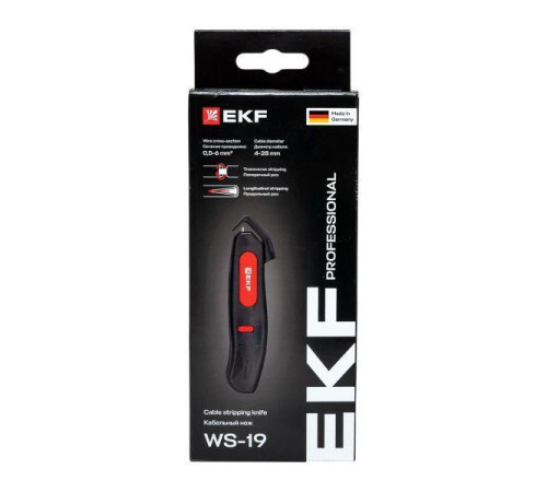 Нож кабельный WS-19 Professional EKF ws-19