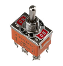 Тумблер 250В 15А (6c) ON-OFF-ON 2п (KN-203) (инд. упак.) Rexant 36-4132-1