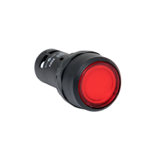 Кнопка с фиксацией с подсветкой OptiSignal Compact D22 С7-PHL-B410 красн. 1НО 24В AC/DC XB7NJ04B1 КЭАЗ 362111