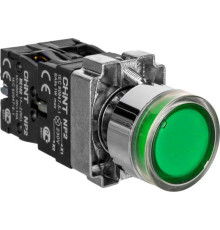 Кнопка управления NP2-BW3361 плоская 1НО AC/DC230В(LED) IP40 (R) зел. CHINT 574077
