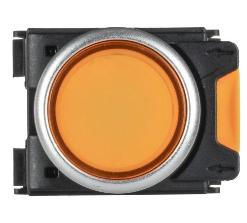 Кнопка d22мм 1НО+1НЗ MASTER с подсветкой желт. IEK MI-BT60-11D-3-12-K05