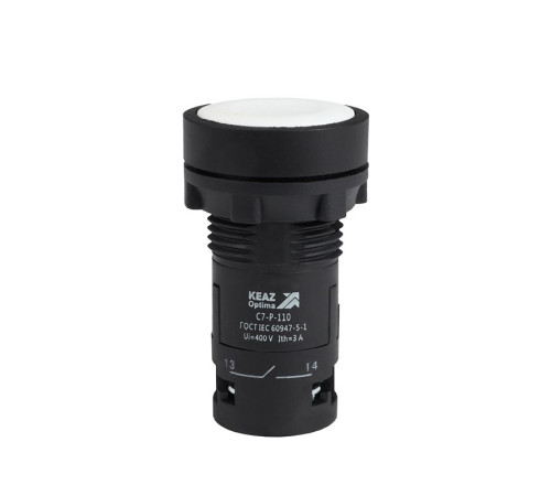Кнопка OptiSignal Compact D22 С7-P-110 бел. 1НО XB7NA11 КЭАЗ 362030