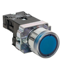 Кнопка BW61 с подсветкой 24В син. NO PROxima EKF xb2-bw61-24