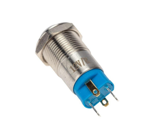 Кнопка антивандальная d12 12В без фикс. (2с) OFF-(ON) красн. Rexant 36-3210