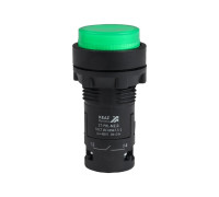 Кнопка с фиксацией с подсветкой OptiSignal Compact D22 С7-PHL-B310 зел. 1НО 24В AC/DC XB7NJ03B1 КЭАЗ 362110